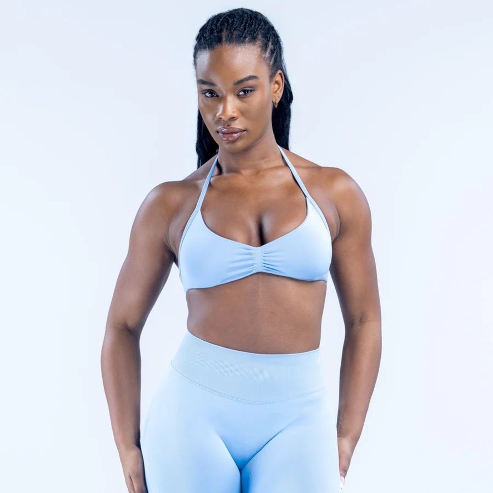 Dfyne impact strappy bra ice blue extra small - Picture 4 of 4